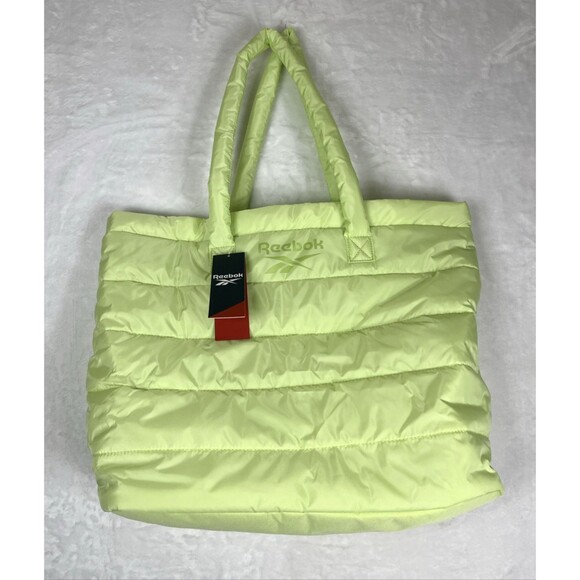 Reebok Beatrice Tote Bag Green NEW - Picture 1 of 11